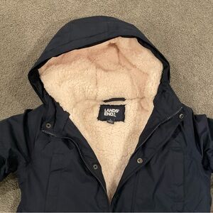 New Lands' End Navy Blue Jacket